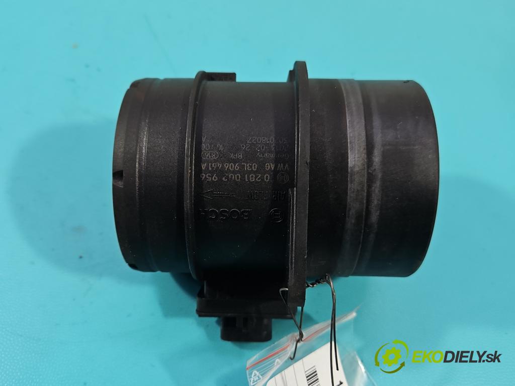 Skoda Octavia III 2013- 2.0 tdi 150 HP manual 110 kW 1968 cm3 5- průtokoměr: 0281002956 (Váha vzduchu)
