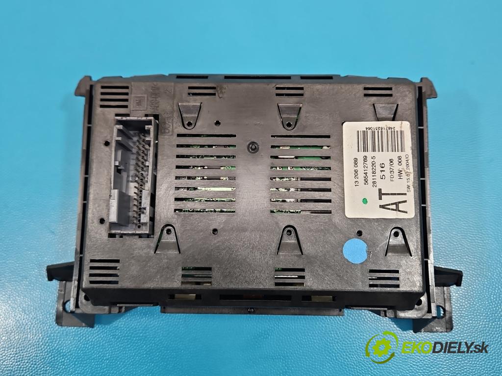 Opel Zafira B 2005-2014 1.9 cdti 150 HP manual 110 kW 1910 cm3 5- Zobrazit: 13208089 (Prístrojová doska)