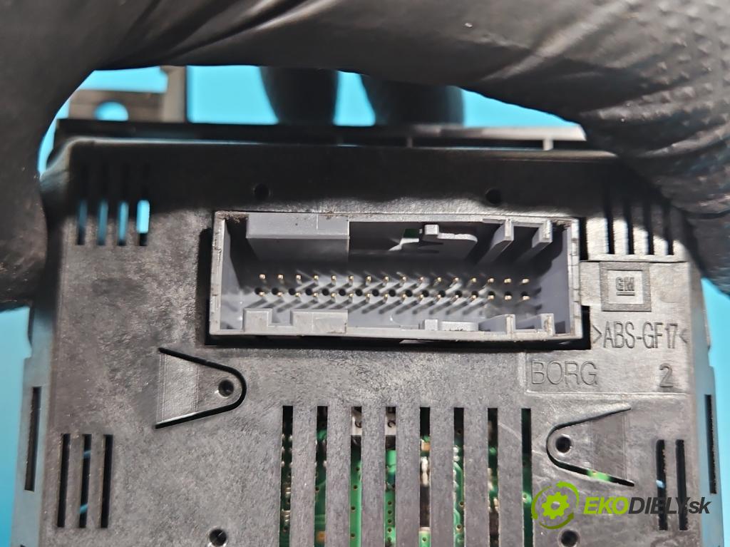 Opel Zafira B 2005-2014 1.9 cdti 150 HP manual 110 kW 1910 cm3 5- Zobrazit: 13208089 (Prístrojová doska)