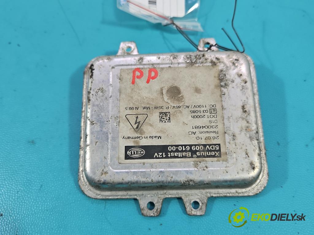 Bmw X6 E71 2007–2014 3.0d 306KM automatic 225 kW 2993 cm3 5- střídač: xenon 5DV009610-00 (Riadiaca jednotka xenónu)