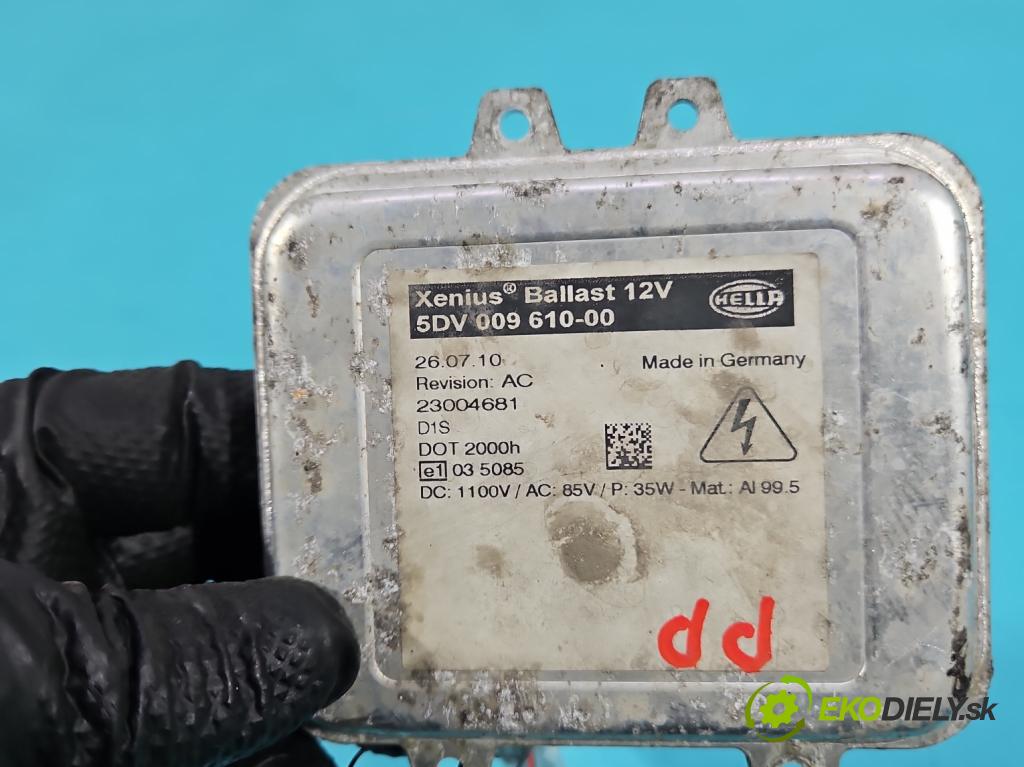 Bmw X6 E71 2007–2014 3.0d 306KM automatic 225 kW 2993 cm3 5- střídač: xenon 5DV009610-00 (Riadiaca jednotka xenónu)