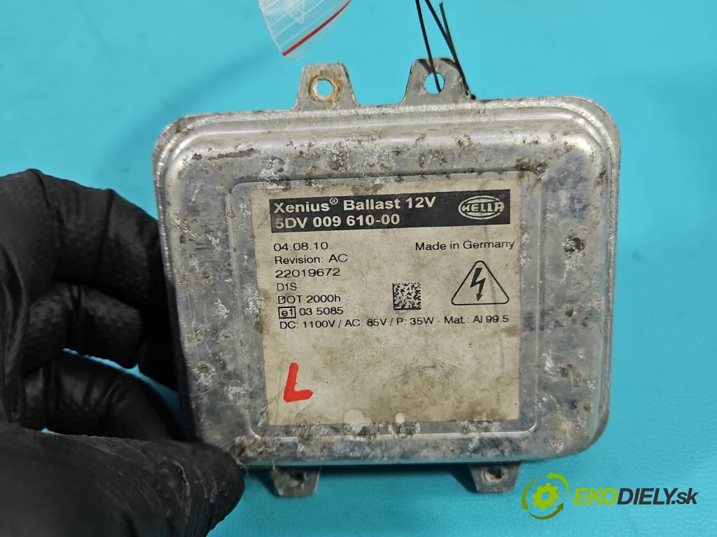 Bmw X6 E71 2007–2014 3.0d 306KM automatic 225 kW 2993 cm3 5- střídač: xenon 5DV009610-00 (Riadiaca jednotka xenónu)