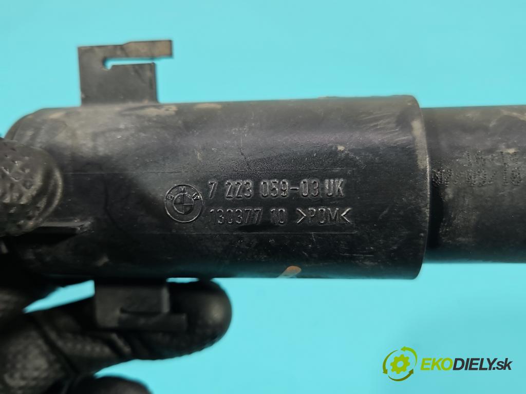 Bmw X6 E71 2007–2014 3.0d 306KM automatic 225 kW 2993 cm3 5- ostrekovač reflektor: ľavý 7223059 (Motorček ostrekovačov)