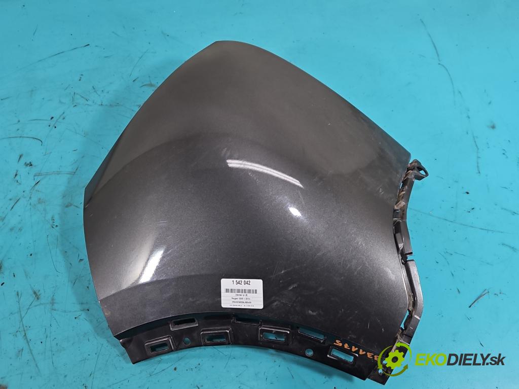 Peugeot 2008 II 2019- 1.2 12V 131 HP automatic 96 kW 1199 cm3 5- nárazník zadné 9827298180 (Kľučka dverí ostatné)
