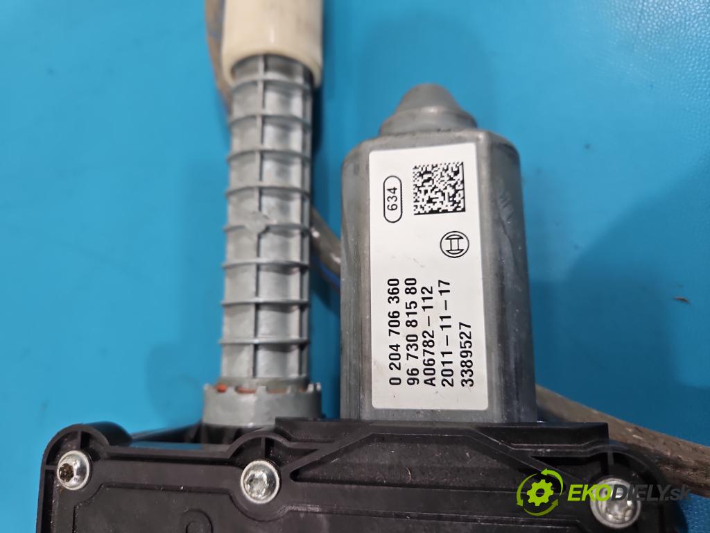 Peugeot 5008 I 2009-2017 1.6 hdi 111KM manual 82 kW 1560 cm3 5- Brzda manuál: elektrický: 9673081580 (Ručná brzda)