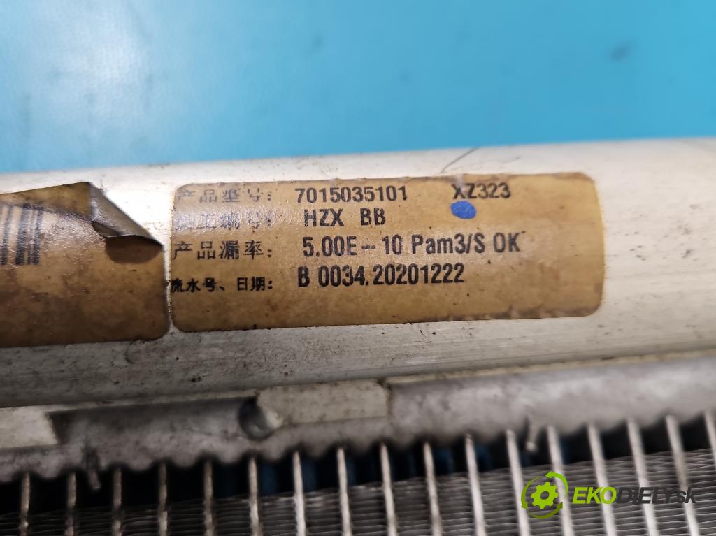 Peugeot 2008 II 2019- 1.2 12V 131 HP automatic 96 kW 1199 cm3 5- chladič klimatizácie 7015035101 (Chladič klimatizácie)