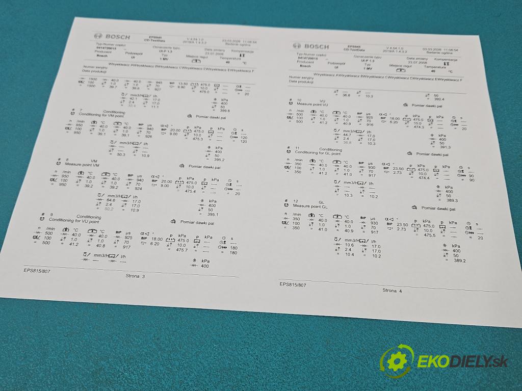 Vw Golf IV 1997-2003 1.9 tdi 101 hp manual 74 kW 1896 cm3 5- vstřikovací čerpadlo 0414720015 (Vstřikovač paliva)