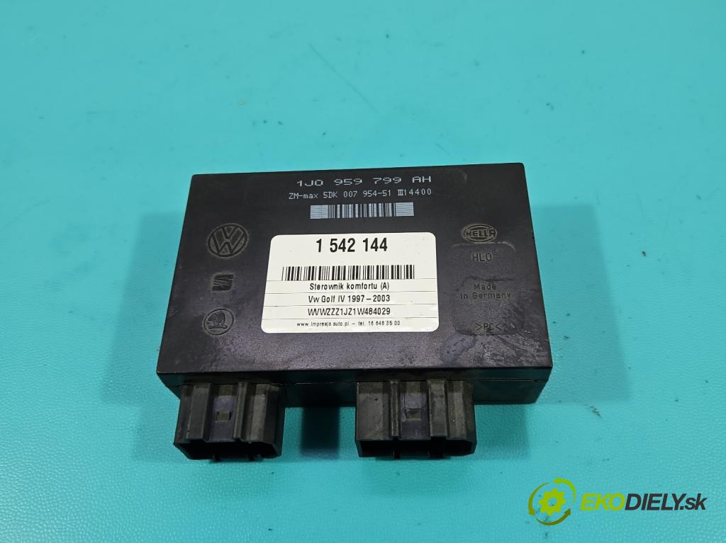 Vw Golf IV 1997-2003 1.9 tdi 101 HP manual 74 kW 1896 cm3 5- riadiaca jednotka komfortu 1J0959799AH