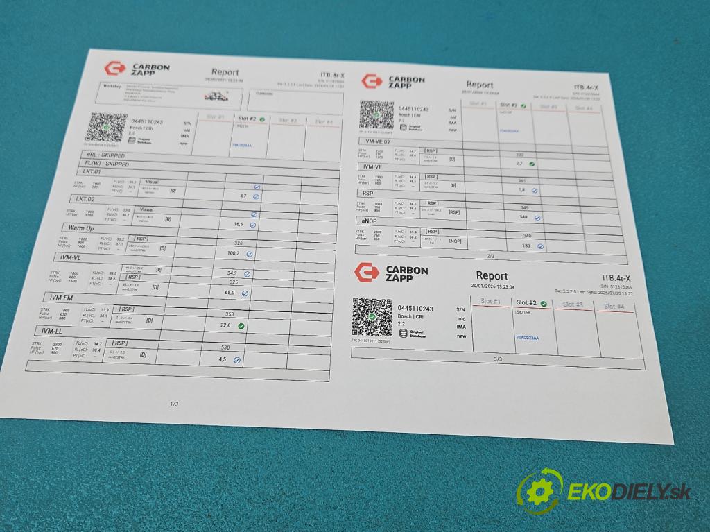 Opel Zafira B 2005-2014 1.9 cdti 150 HP manual 110 kW 1910 cm3 5- vstrek 0445110243 (Vstrekovač paliva)