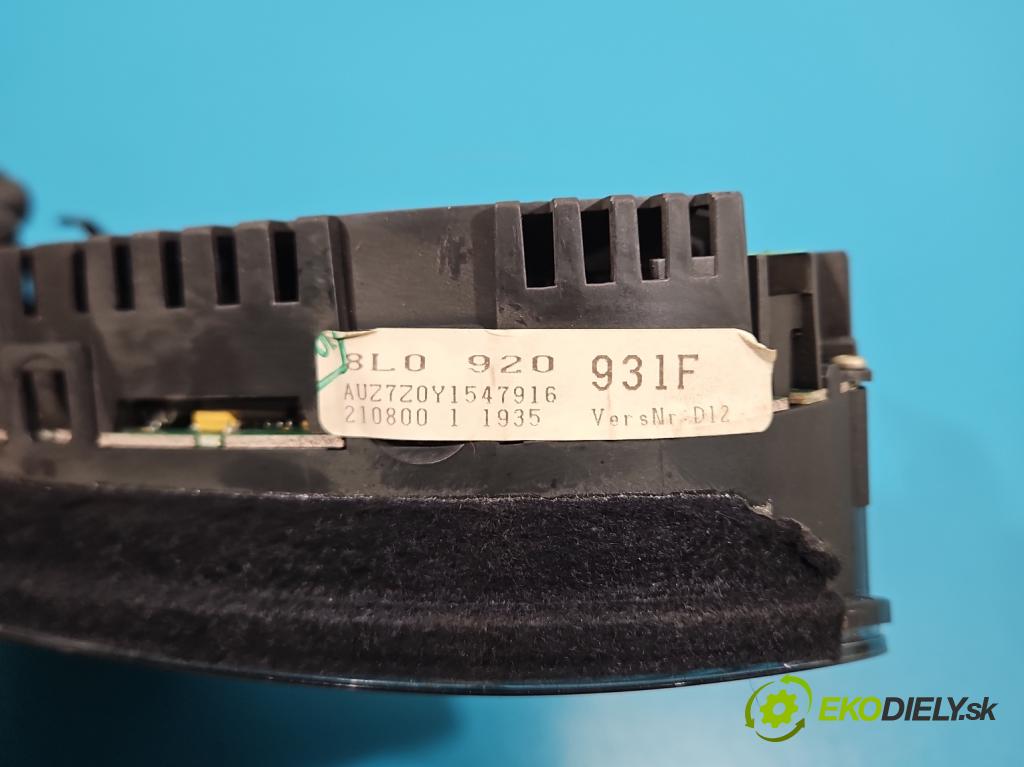 Audi A3 8L 1996-2003 1.8 20V 125 hp manual 92 kW 1781 cm3 5- Přístrojová deska 110008945/024 (Přístrojová deska)