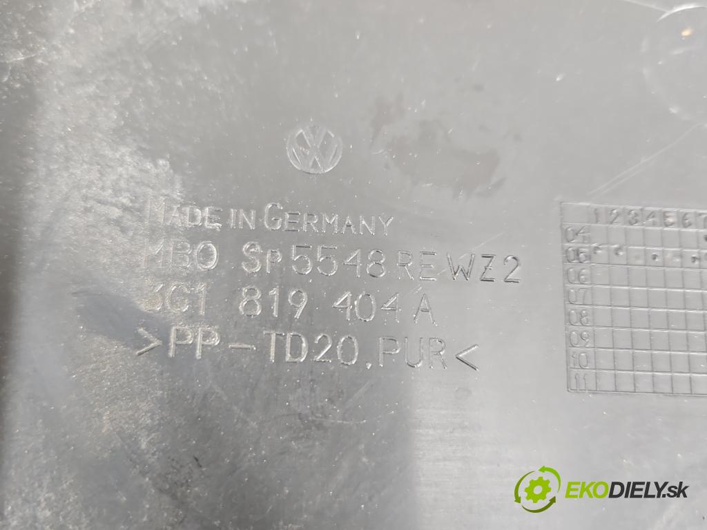 Vw Passat B6 2005-2010 2.0 tdi 140 HP automatic 103 kW 1968 cm3 4- torpédo 3C1819404A (Torpédo (plast pod čelným sklom))