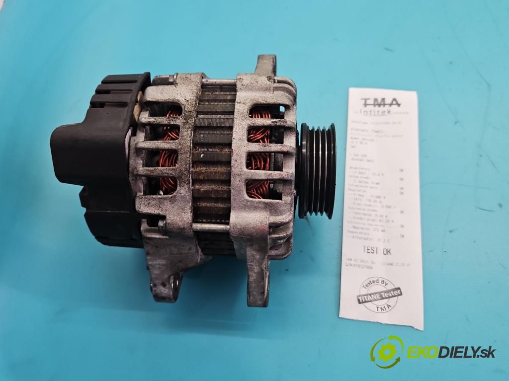 Hyundai Getz 1.1 63 HP manual 46 kW 1086 cm3 3- Alternator TA000A55601 (Alternátor)