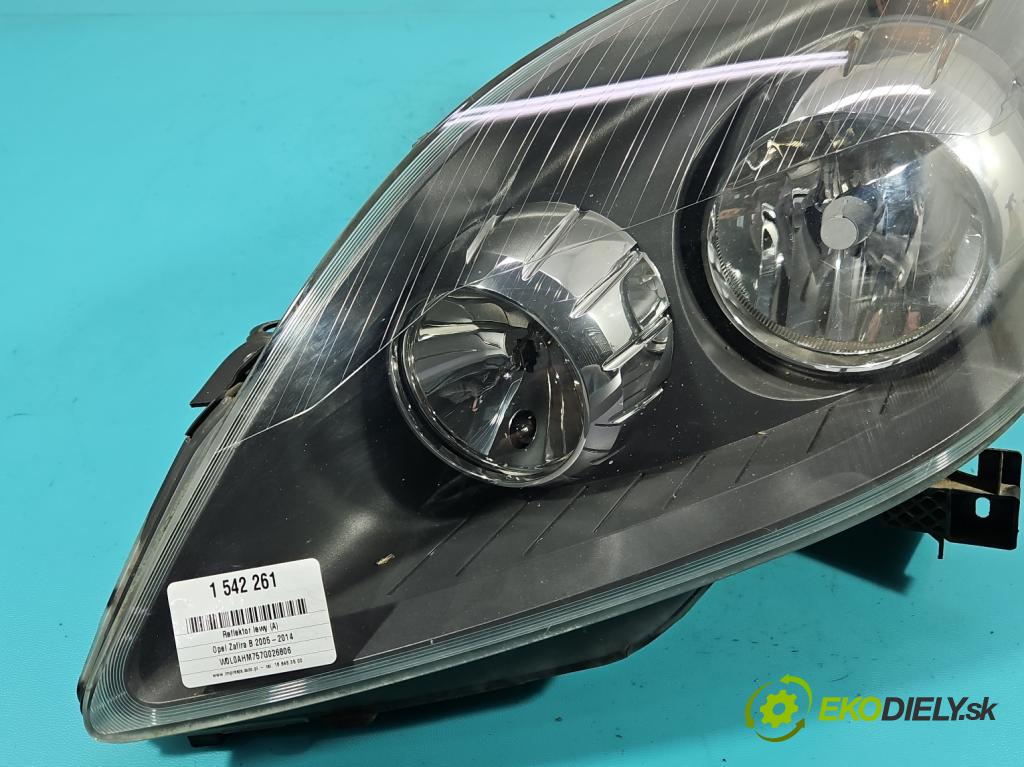 Opel Zafira B 2005-2014 1.9 cdti 150 HP manual 110 kW 1910 cm3 5- Reflektor: ľavý 13252472H (Kľučka dverí ostatné)