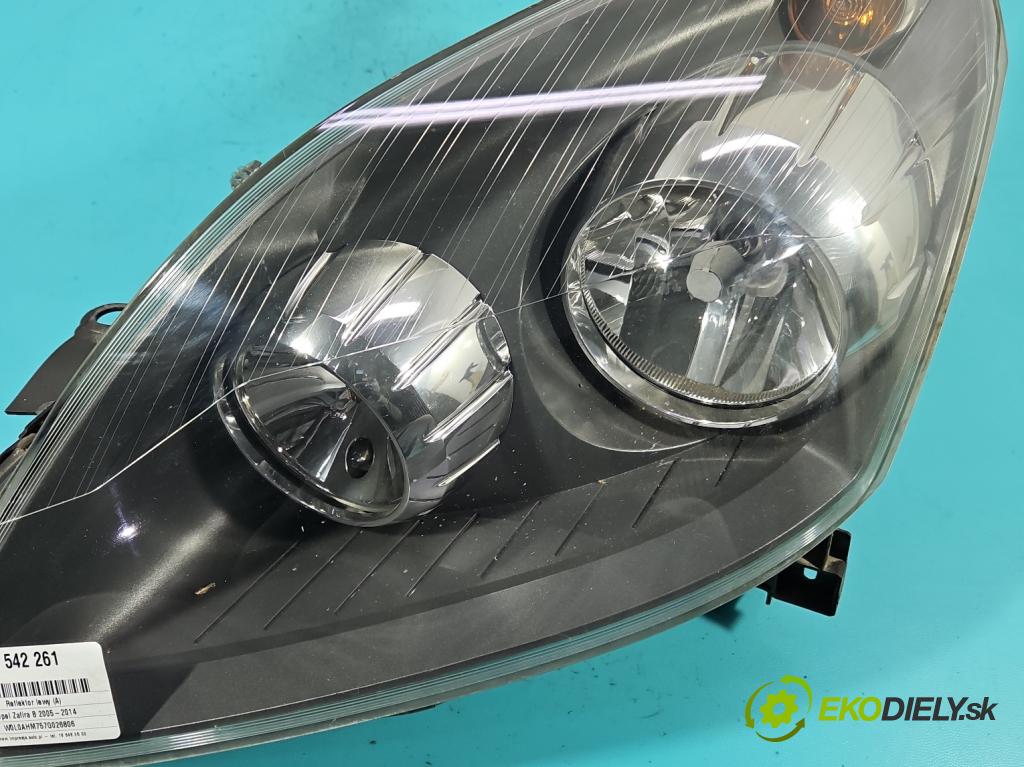 Opel Zafira B 2005-2014 1.9 cdti 150 HP manual 110 kW 1910 cm3 5- Reflektor: ľavý 13252472H (Kľučka dverí ostatné)