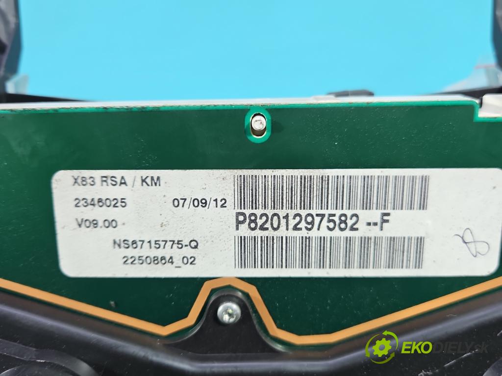 Renault Trafic II 2001-2014 2.0 dci 114 HP manual 84 kW 1995 cm3 5- prístrojovka/ budíky P8201297582F (Prístrojová doska)