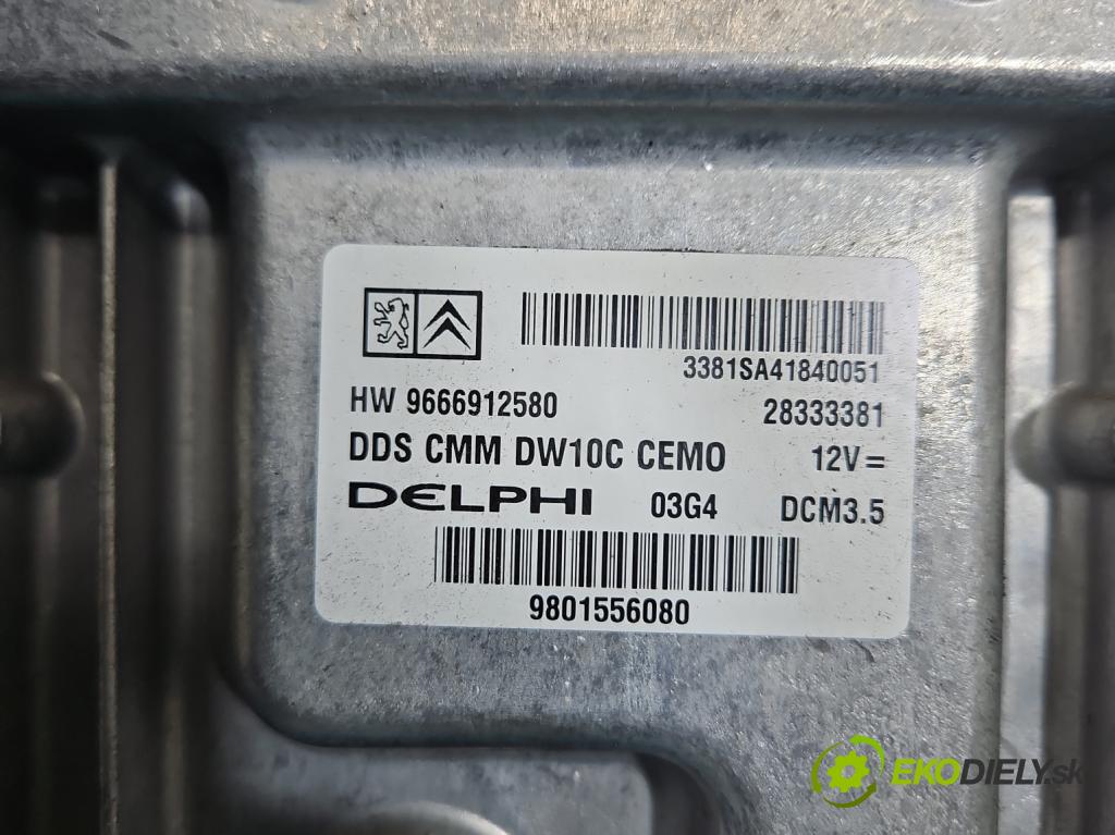 Citroen DS4 11-15 2.0 hdi 163 HP manual 120 kW 1997 cm3 5- riadiaca jednotka motora 9666912580