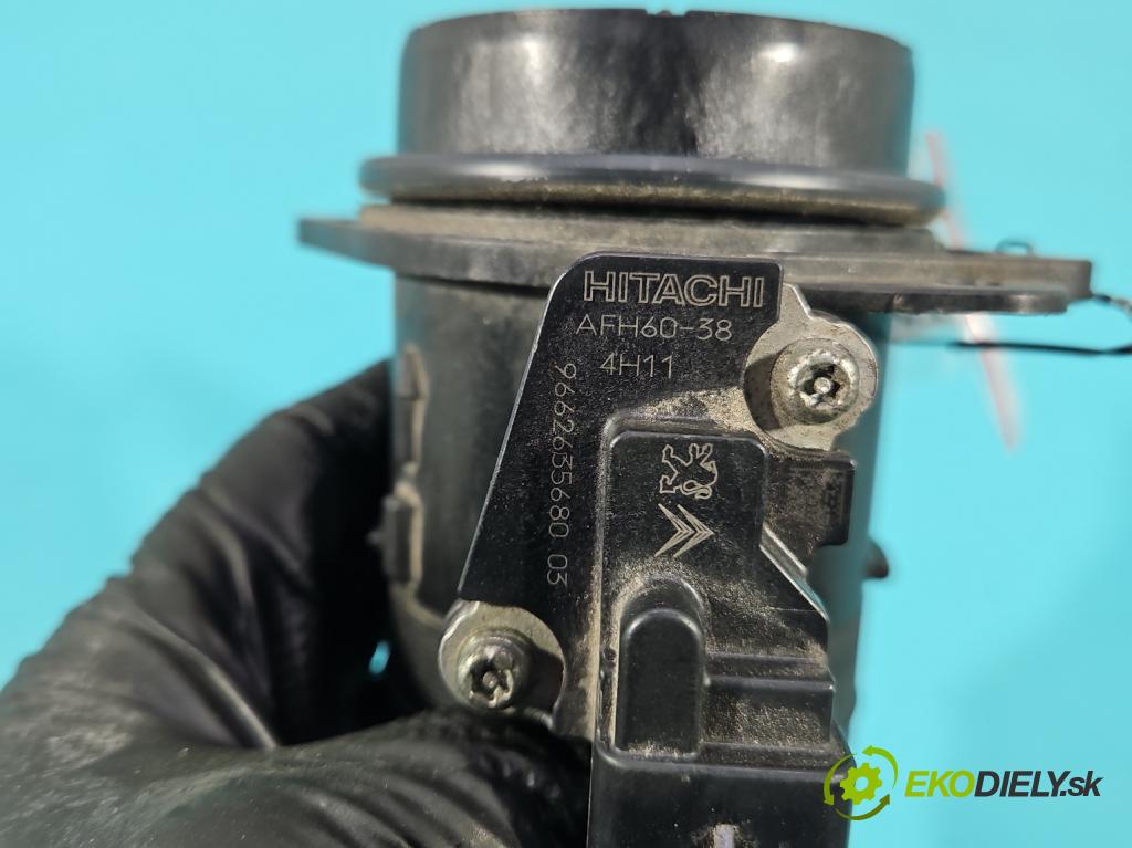 Citroen DS4 11-15 2.0 hdi 163 HP manual 120 kW 1997 cm3 5- průtokoměr: AFH60-38 (Váha vzduchu)