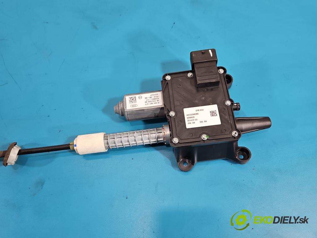 Citroen DS4 11-15 2.0 hdi 163 HP manual 120 kW 1997 cm3 5- Brzda manuál: elektrický: A2C53348380 (Ručná brzda)