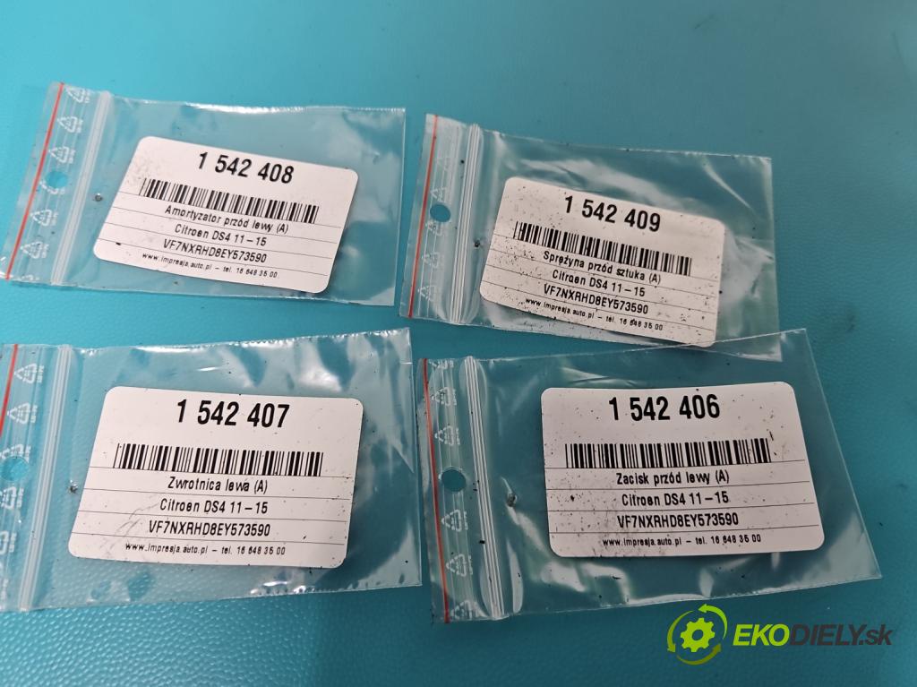 Citroen DS4 11-15 2.0 hdi 163 HP manual 120 kW 1997 cm3 5- brzdič predné ľavý  (Kľučka dverí ostatné)