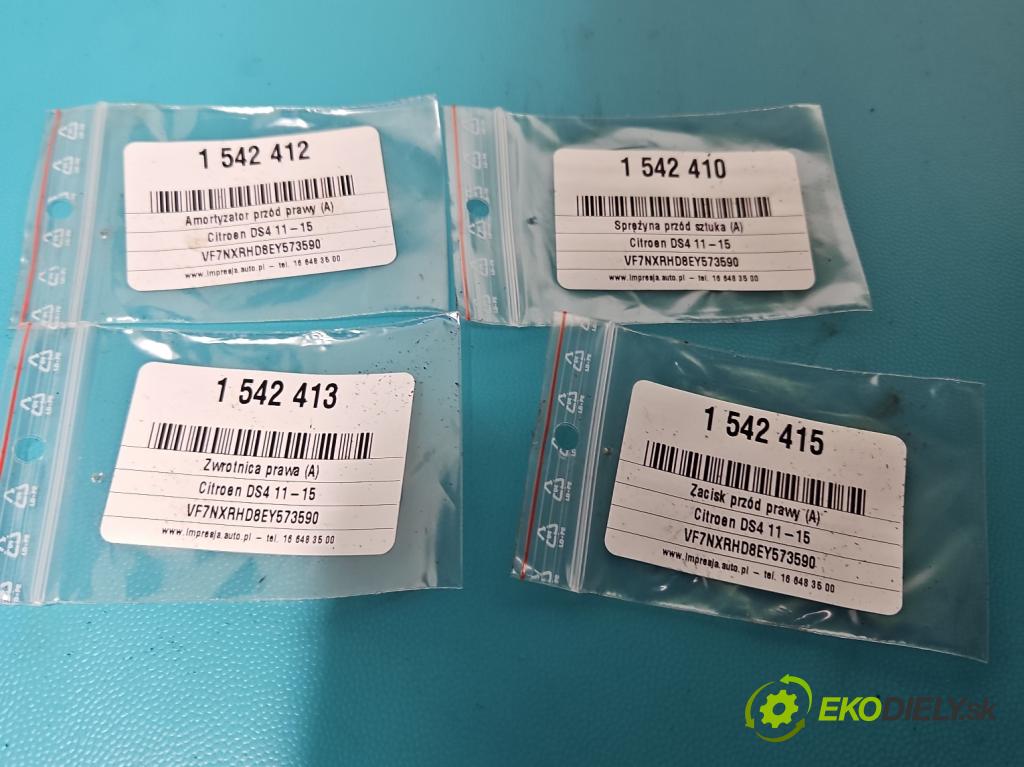 Citroen DS4 11-15 2.0 hdi 163 HP manual 120 kW 1997 cm3 5- náboj pravé (Náboj kolesa)