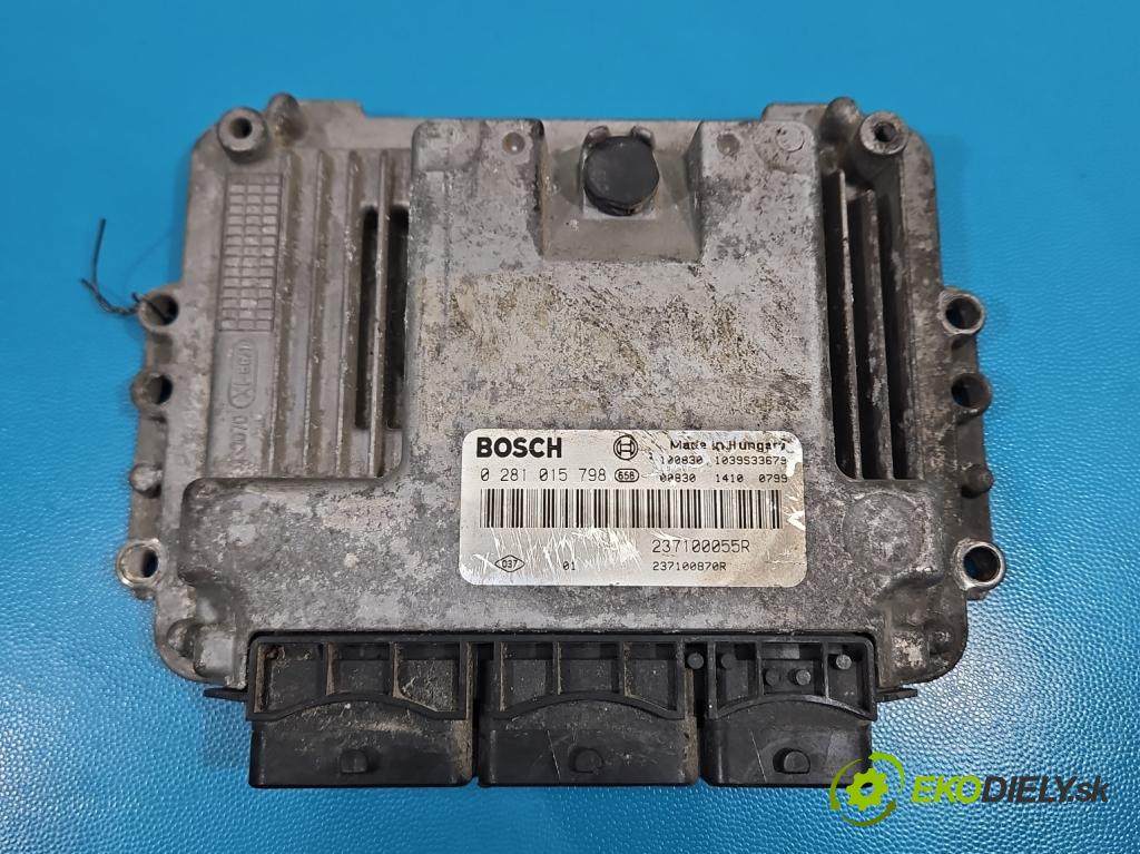 Renault Scenic III 2009-2016 1.9 dci 131 HP manual 96 kW 1870 cm3 5- riadiaca jednotka motora 0281015798