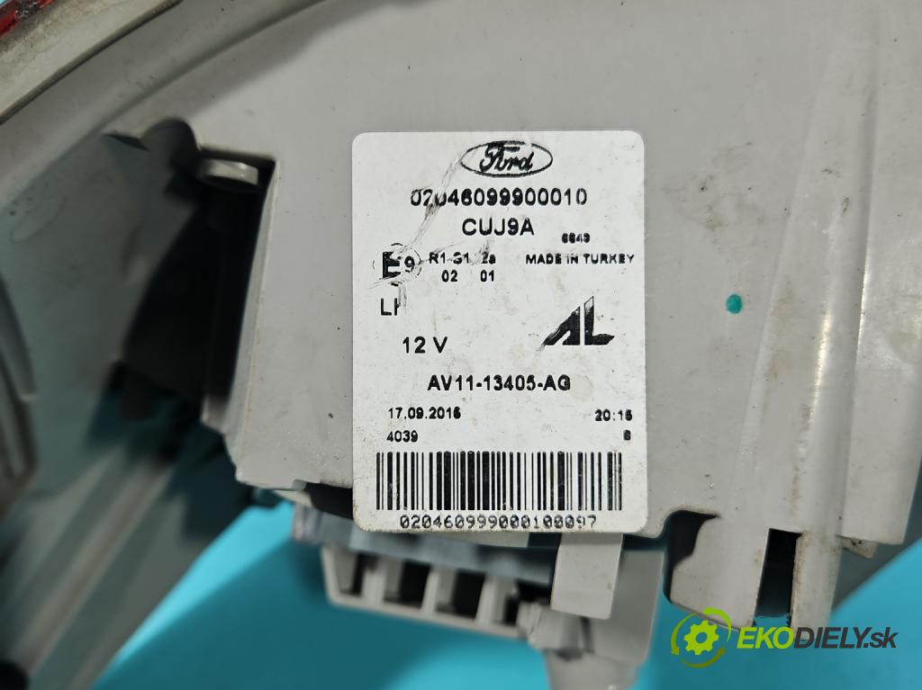 Ford B-Max  1.0 T 101 HP manual 74 kW 998 cm3 5- svetlo / reflektor zadné ľavé AV11-13405-AG (Kľučka dverí ostatné)