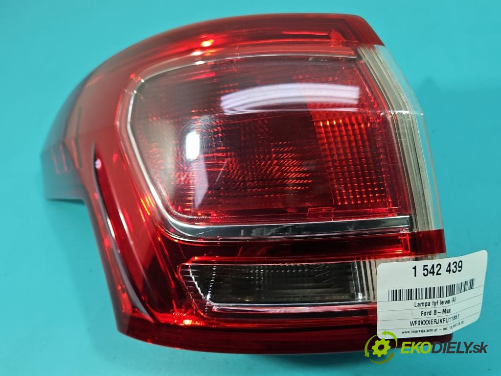 Ford B-Max  1.0 T 101 HP manual 74 kW 998 cm3 5- svetlo / reflektor zadné ľavé AV11-13405-AG (Kľučka dverí ostatné)