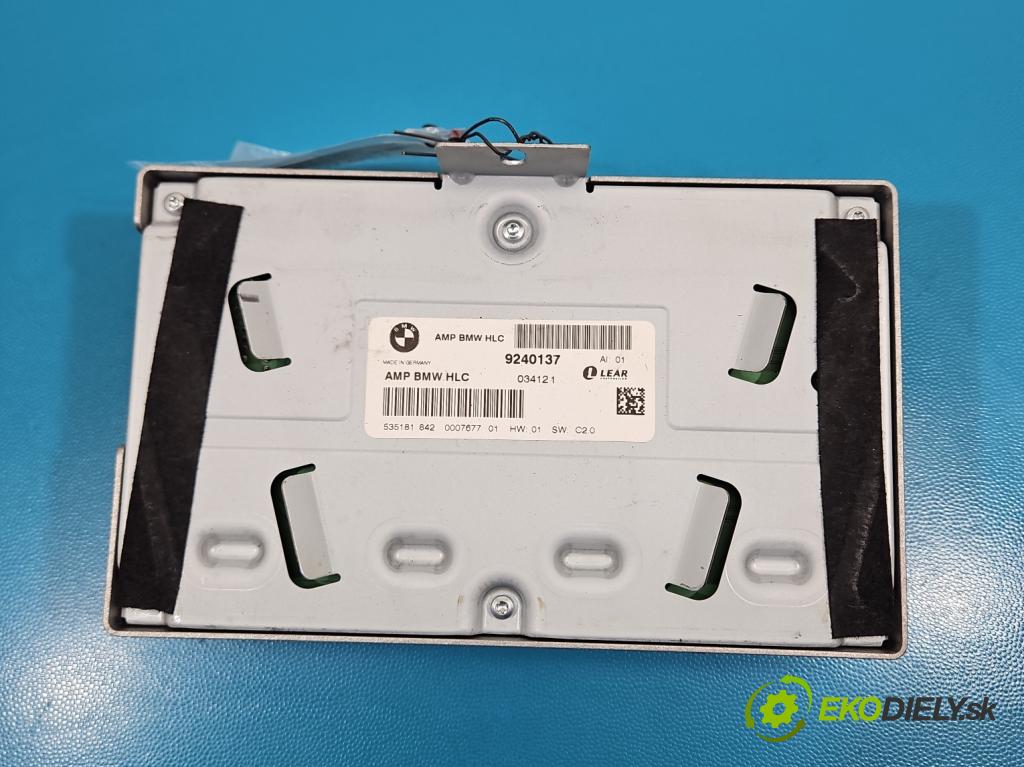 Bmw X6 E71 2007–2014 3.0d 306KM automatic 225 kW 2993 cm3 5- Zesilovač: 9240137 (Zosilňovač)