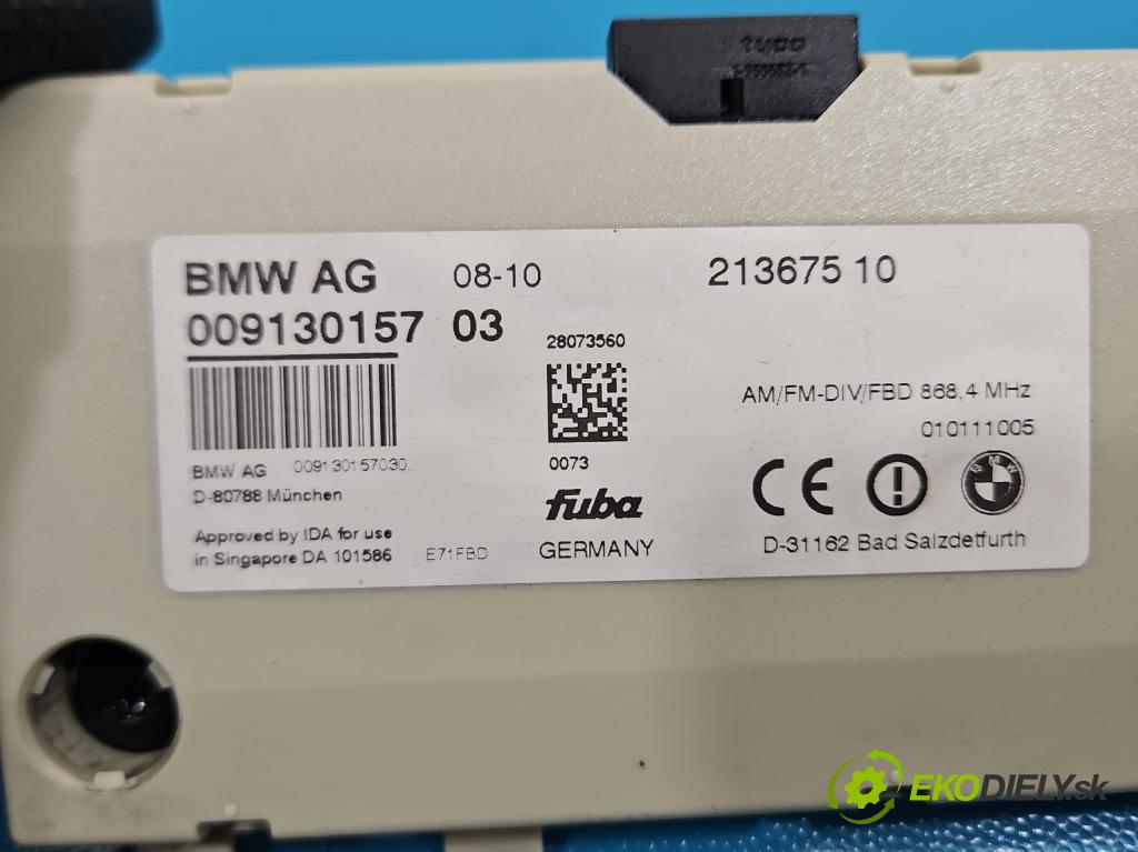 Bmw X6 E71 2007–2014 3.0d 306KM automatic 225 kW 2993 cm3 5- Antena 913015703