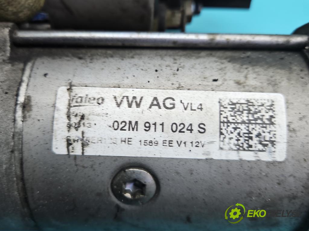 Skoda Octavia III 2013- 2.0 tdi 150 HP manual 110 kW 1968 cm3 5- štartér 02M911024S (Štartér)