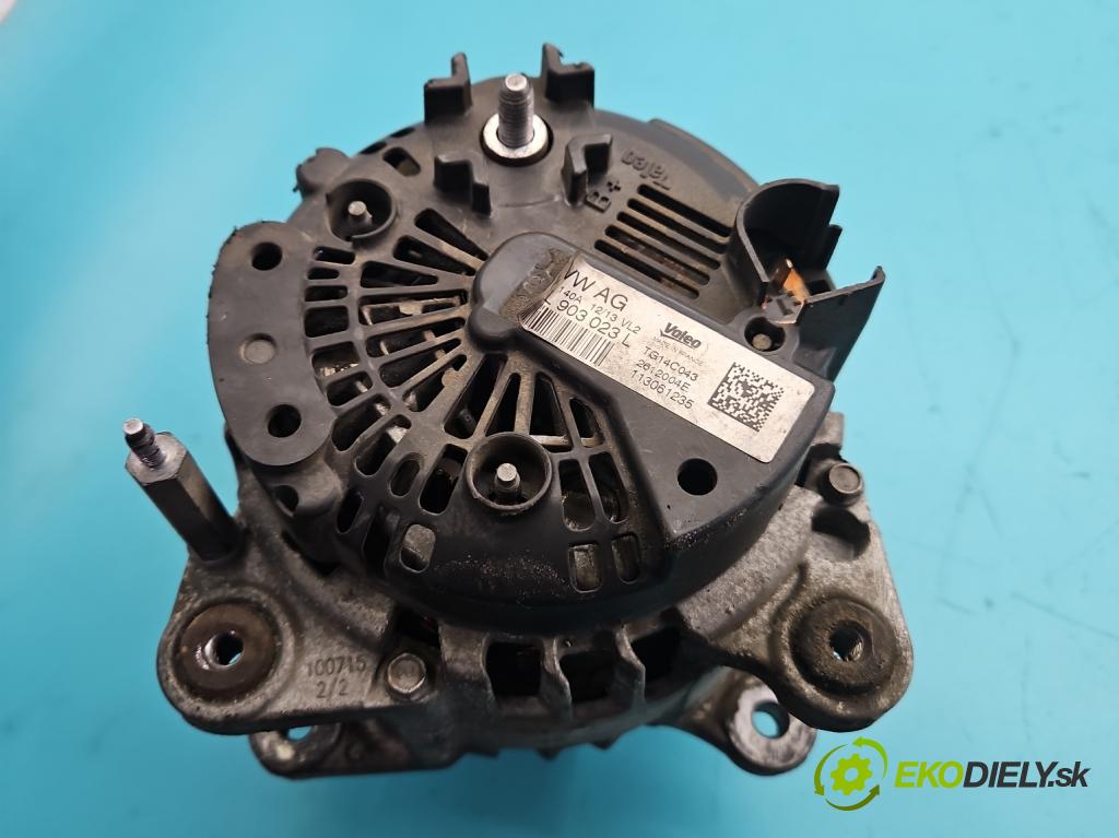 Skoda Octavia III 2013- 2.0 tdi 150 HP manual 110 kW 1968 cm3 5- Alternator 03L903023L (Alternátor)
