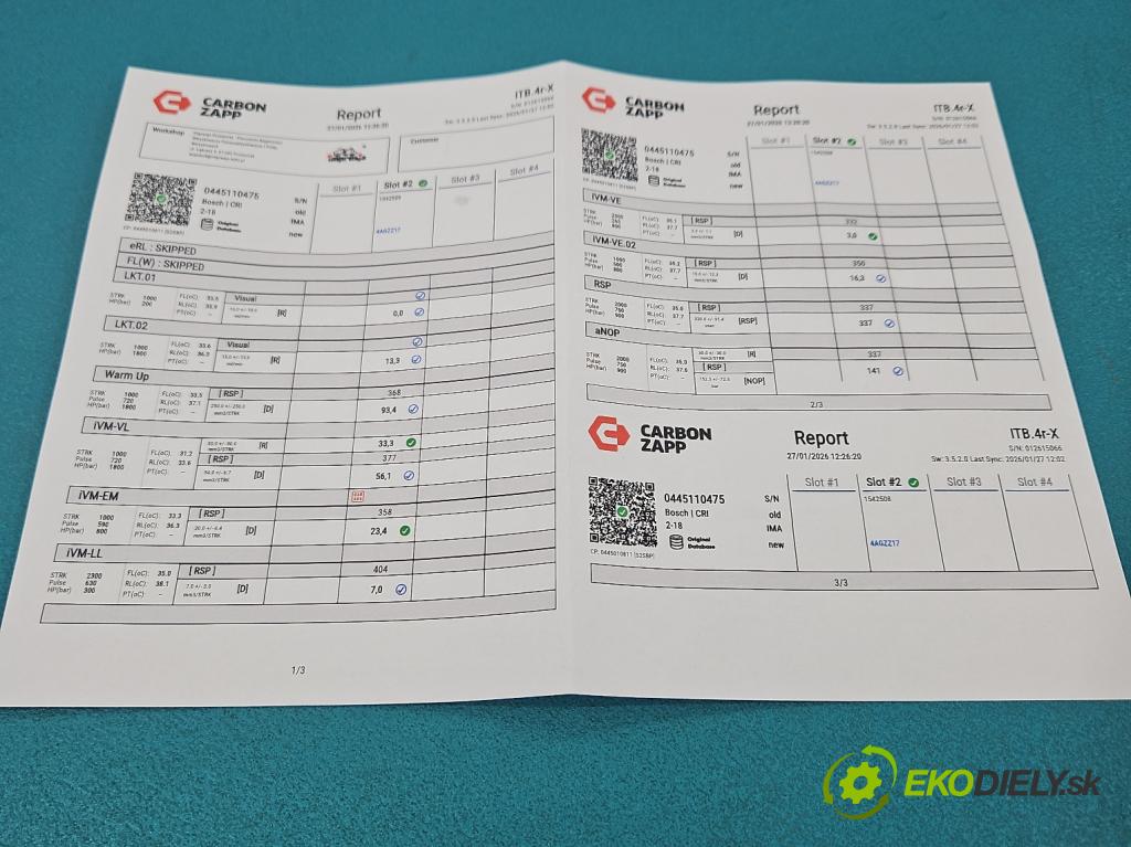 Skoda Octavia III 2013- 2.0 tdi 150 HP manual 110 kW 1968 cm3 5- vstrek 0445110475 (Vstrekovač paliva)