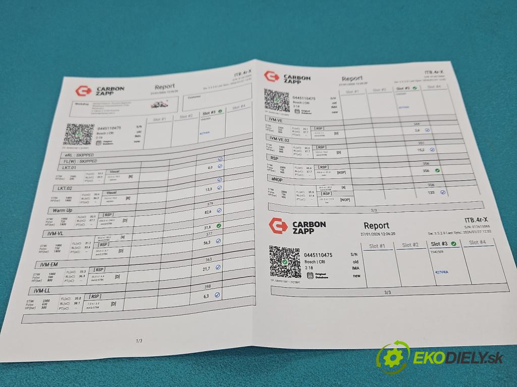 Skoda Octavia III 2013- 2.0 tdi 150 HP manual 110 kW 1968 cm3 5- vstrek 0445110475 (Vstrekovač paliva)
