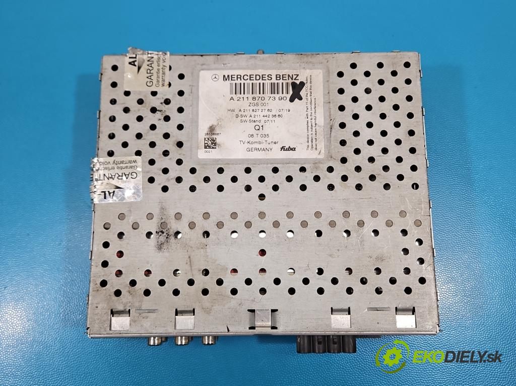 Mercedes ML W164 2005-2011 3.0 cdi 224hp automatic 165 kW 2987 cm3 5- riadiaca jednotka ostatné A2118707390