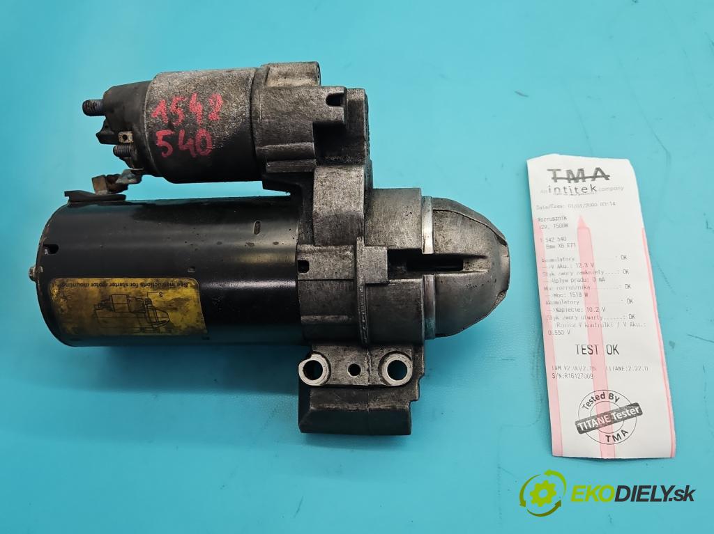 Bmw X6 E71 2007–2014 3.0d 306KM automatic 225 kW 2993 cm3 5- štartér 0001115069 (Štartér)