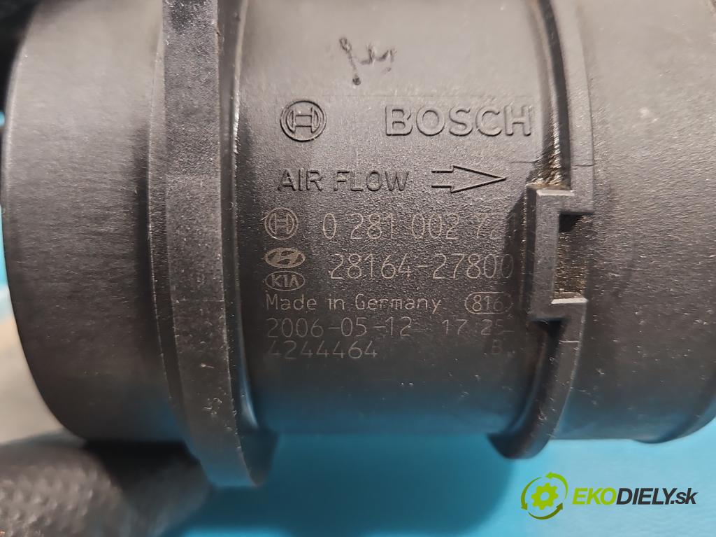 Kia Carnival II 2005-2014 2.9 crdi 185 HP manual 136 kW 2902 cm3 5- průtokoměr: 0281002721 (Váha vzduchu)