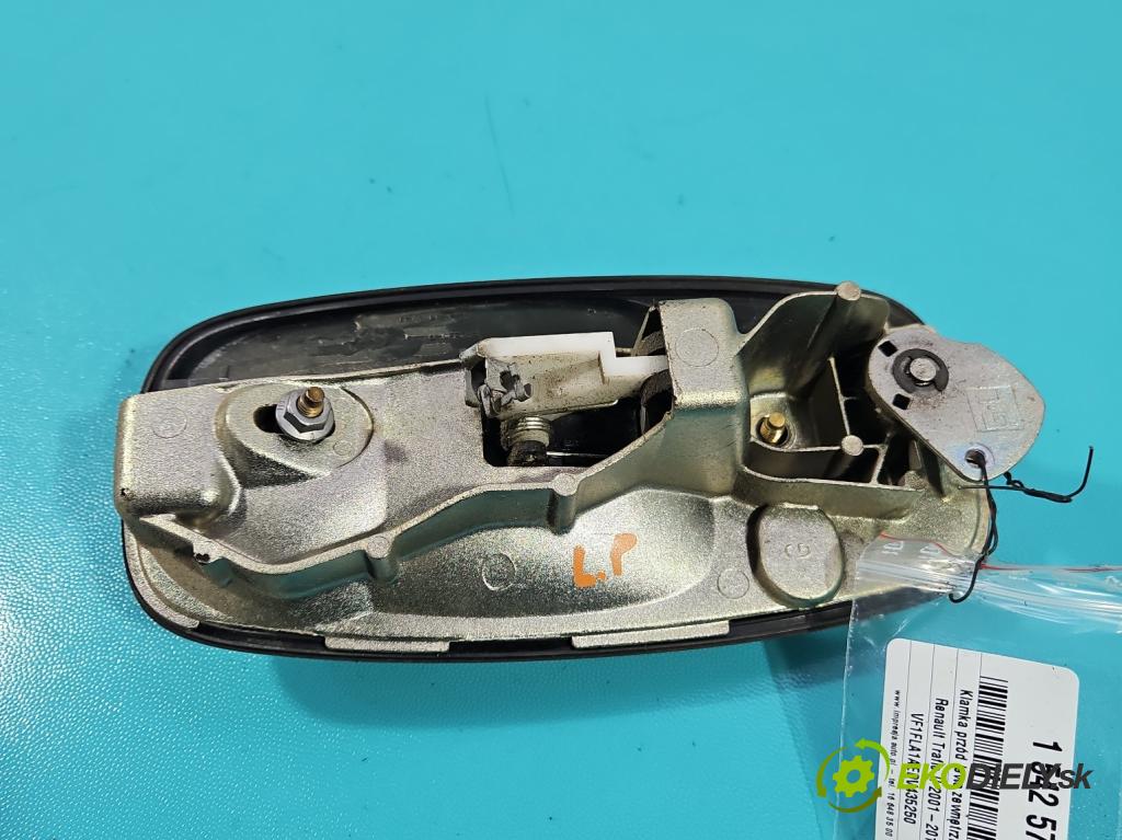 Renault Trafic II 2001-2014 2.0 dci 114 HP manual 84 kW 1995 cm3 5- rukoväť predné ľavé mimo: 7700311816 (Kľučka dverí vonkajšia predná ľavá)