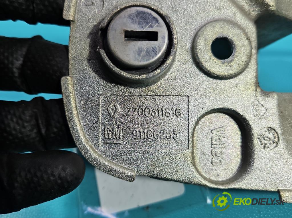 Renault Trafic II 2001-2014 2.0 dci 114 HP manual 84 kW 1995 cm3 5- rukoväť predné ľavé mimo: 7700311816 (Kľučka dverí vonkajšia predná ľavá)