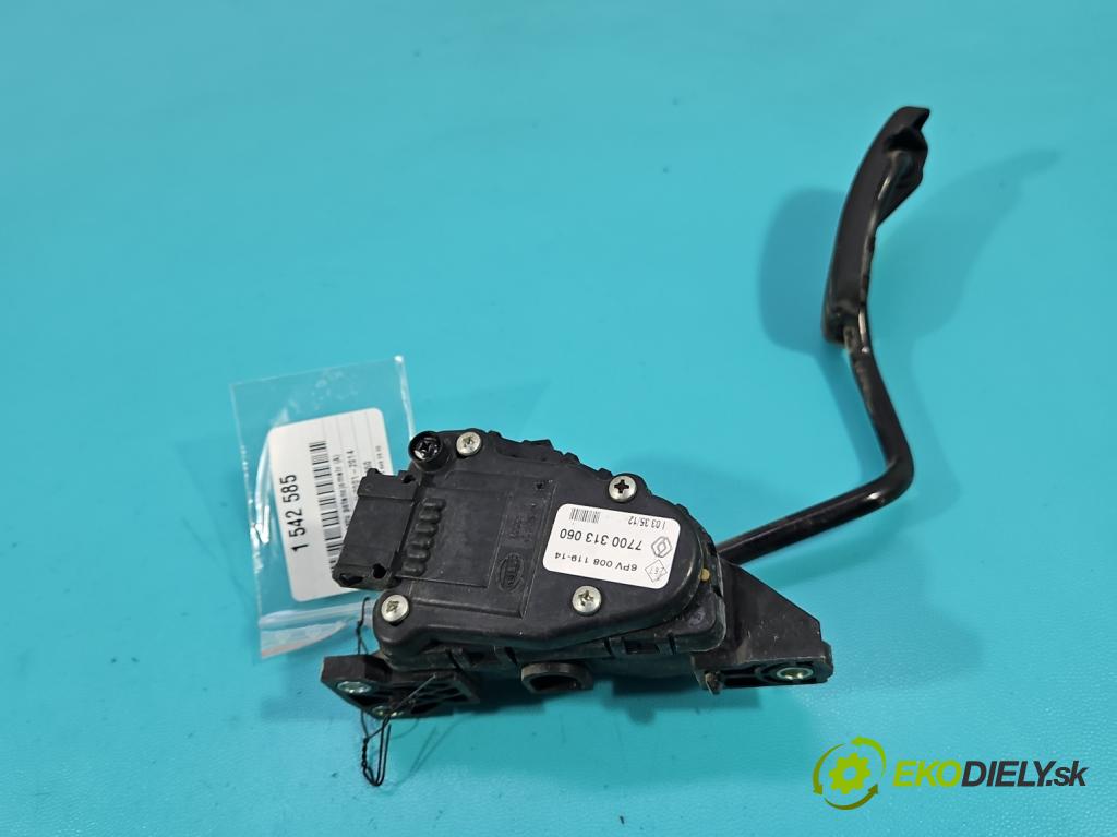Renault Trafic II 2001-2014 2.0 dci 114 HP manual 84 kW 1995 cm3 5- pedal plyn potenciometr: 7700313060