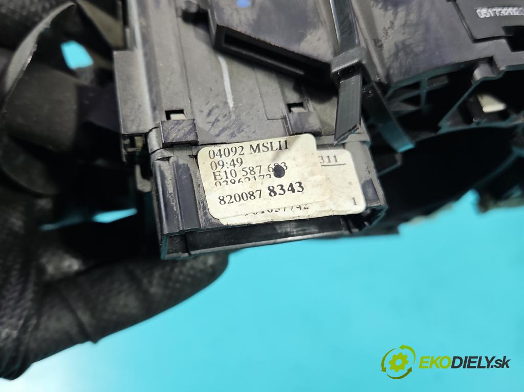 Renault Trafic II 2001-2014 2.0 dci 114 HP manual 84 kW 1995 cm3 5- prepínač komplex: 8200878343 (Prepínacie páčky pod volantom)