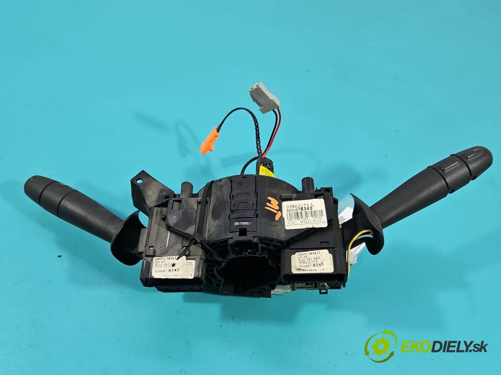Renault Trafic II 2001-2014 2.0 dci 114 HP manual 84 kW 1995 cm3 5- prepínač komplex: 8200878343 (Prepínacie páčky pod volantom)