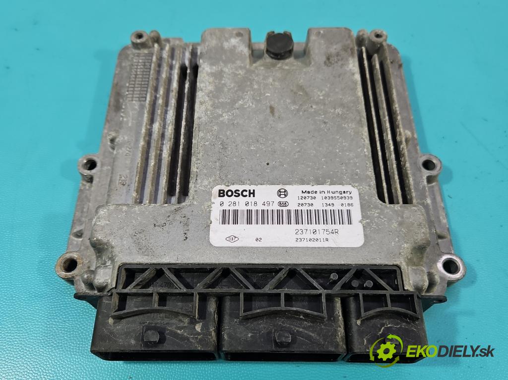 Renault Trafic II 2001-2014 2.0 dci 114 HP manual 84 kW 1995 cm3 5- riadiaca jednotka motora 0281018497