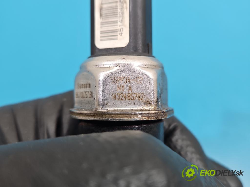 Citroen C4 Cactus 2014-2020 1.6 hdi 92 HP automatic 68 kW 1560 cm3 5- lišta vstrekovacia 9685297580 (Vstrekovacia lišta)