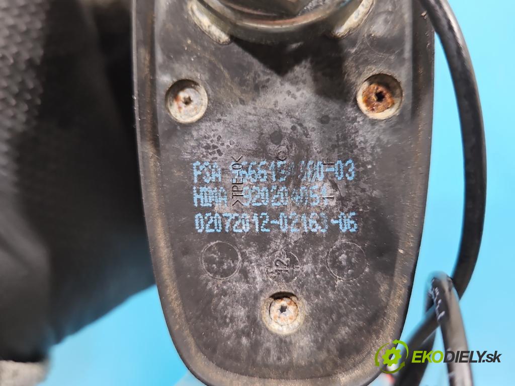 Peugeot 5008 I 2009-2017 1.6 hdi 111KM manual 82 kW 1560 cm3 5- Antena 9810547980