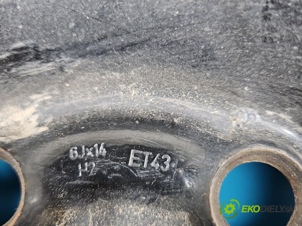 Vw Polo IV 9N 2001-2009 1.9 sdi 64 HP manual 47 kW 1896 cm3 5- Disk oceľový 14"