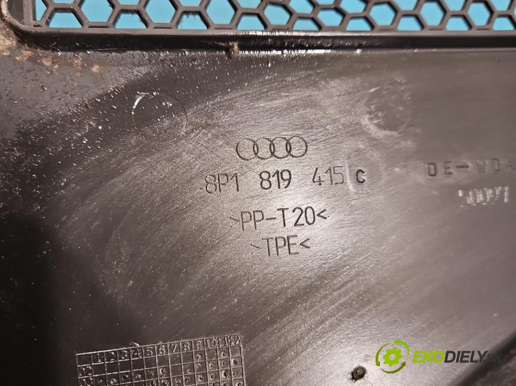 Audi A3 8P 2003-2012 2.0 tdi 140 HP manual 103 kW 1999 cm3 5- torpédo 8P1819415C (Torpédo (plast pod čelným sklom))