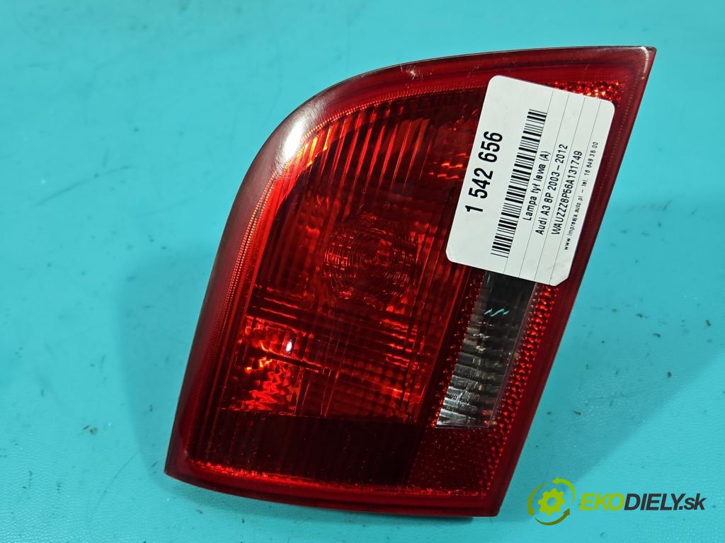 Audi A3 8P 2003-2012 2.0 tdi 140 HP manual 103 kW 1999 cm3 5- svetlo / reflektor zadné ľavé 8P4945093B (Kľučka dverí ostatné)