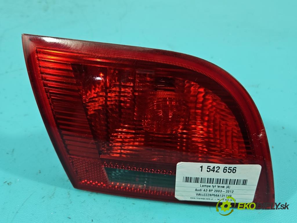 Audi A3 8P 2003-2012 2.0 tdi 140 HP manual 103 kW 1999 cm3 5- svetlo / reflektor zadné ľavé 8P4945093B (Kľučka dverí ostatné)
