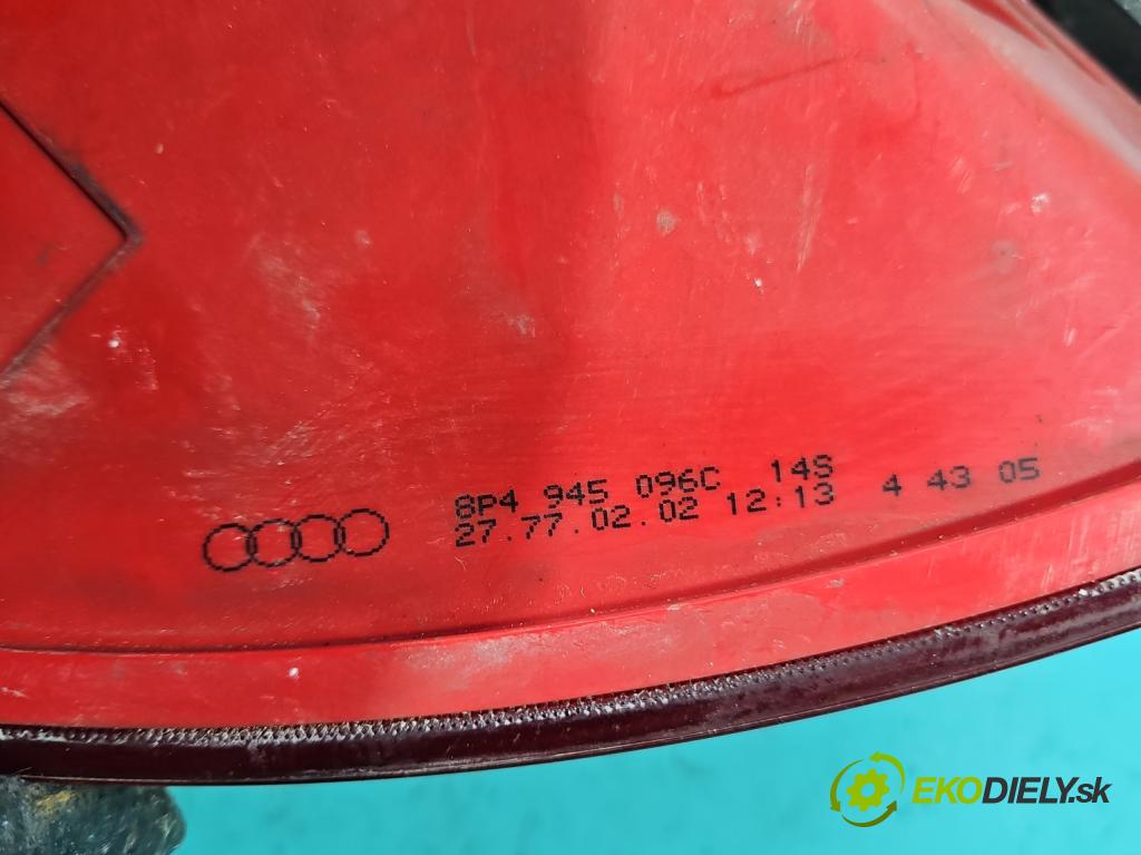 Audi A3 8P 2003-2012 2.0 tdi 140 HP manual 103 kW 1999 cm3 5- svetlo / reflektor zadné pravé 8P4945096C (Kľučka dverí ostatné)