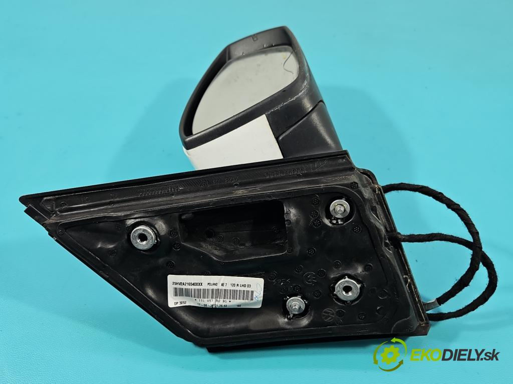 Vw Up 1.0 MPI 60 HP manual 44 kW 999 cm3 3- zrkadlo pravé 1S1857502BG (Kľučka dverí ostatné)